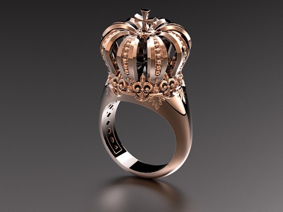 Custom crown best sale ring