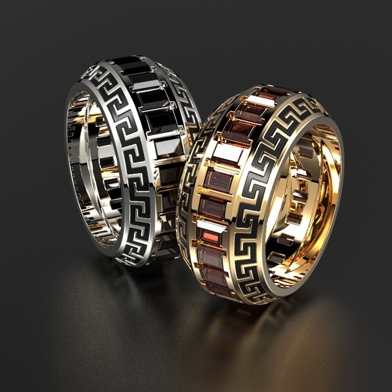 mens versace wedding bands