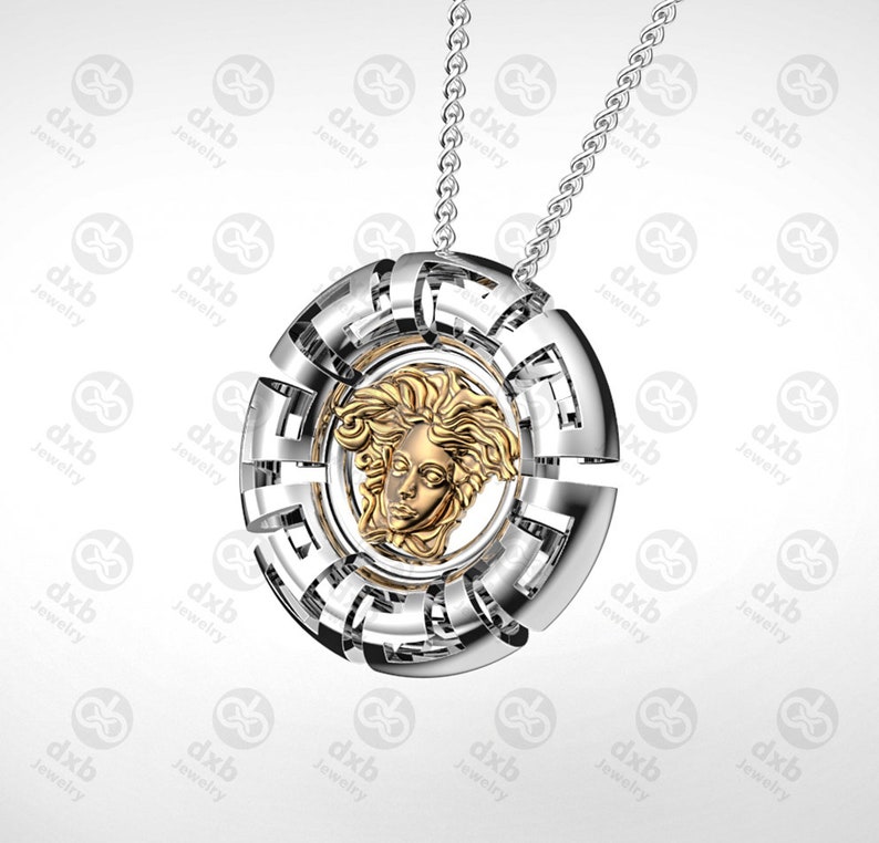 Unique Greek Jewelry Necklaces For Women Art Deco Medusa