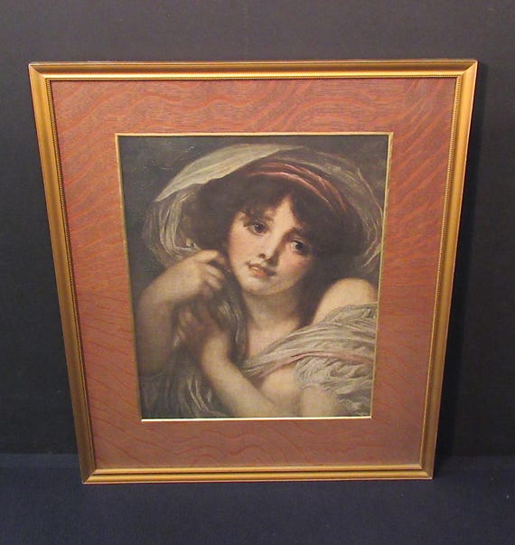 Early Printing by Jean Baptiste Greuze, Painting / The Menpes Series of Great Masters