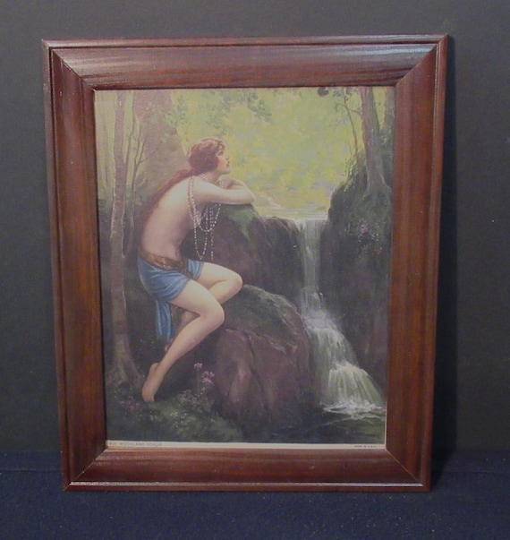 Atkinson Fox Style Art in Vintage/ Antique Frame