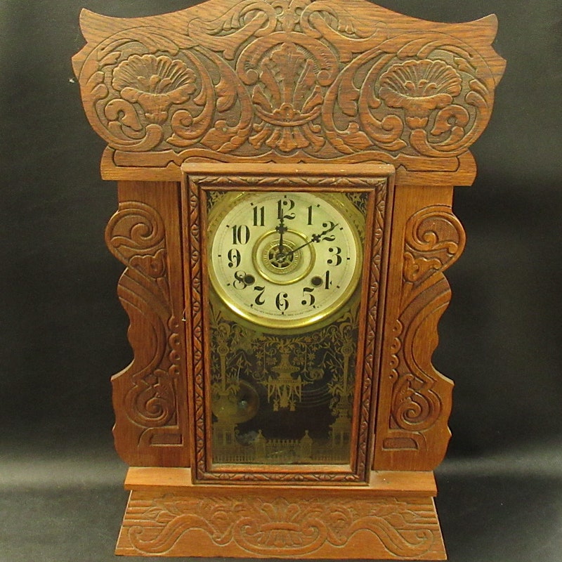 Antique Clock - Etsy