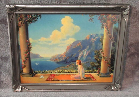 Atkinson Fox Art in Vintage/ Antique Frame