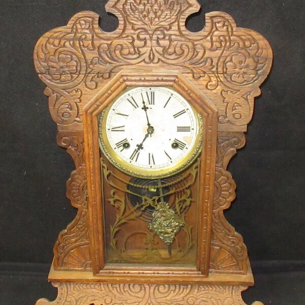 Antique Clock Etsy