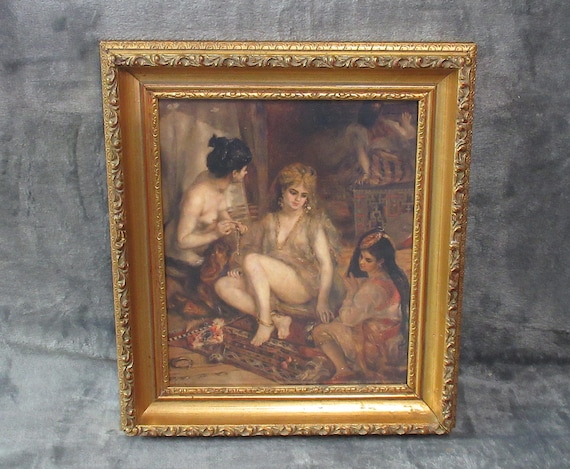 Nice Renoir in a Vintage/Antique Frame. great condition, color and detail, 11 x 13 excellent quality art print,
