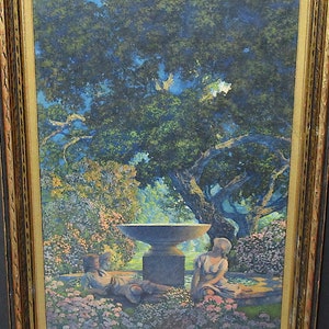 Original Maxfield Parrish Calendar Early Printing reveries 1928 Original Maxfield Parrish Calendar Early Printing reveries 1928