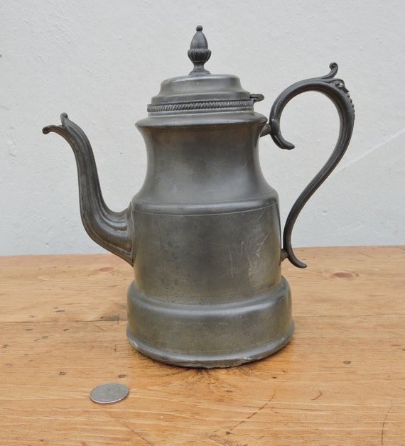 Nice Antique Pewter Tea/ Coffee