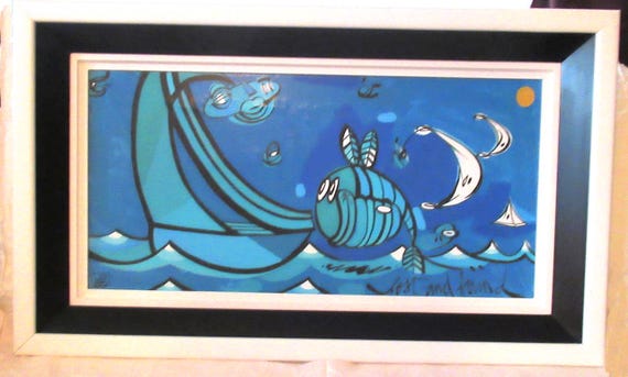 Lebo "Lost and Found" Giclee Numbered and in original frame