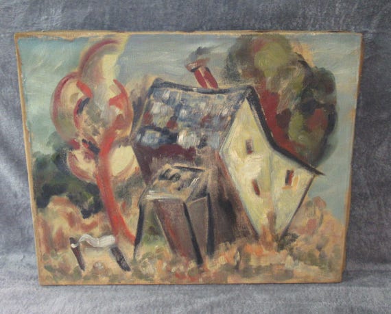Original Oil on Panel  / Impressionist / After Chaim Soutine