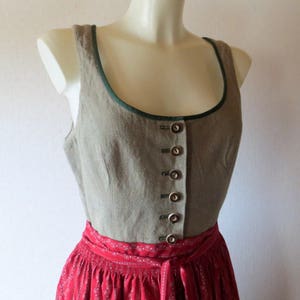 Authentic Dirndl, Traditional Bavarian Costume, Tailored Fashion, OOAK image 3