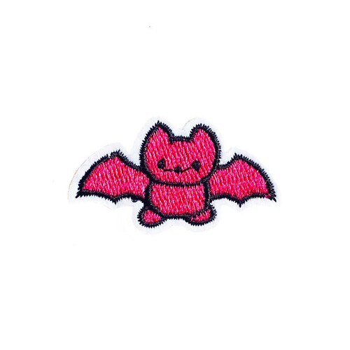 Mini Pink Bat Patch Tiny Kawaii Halloween Vampire Bat Etsy