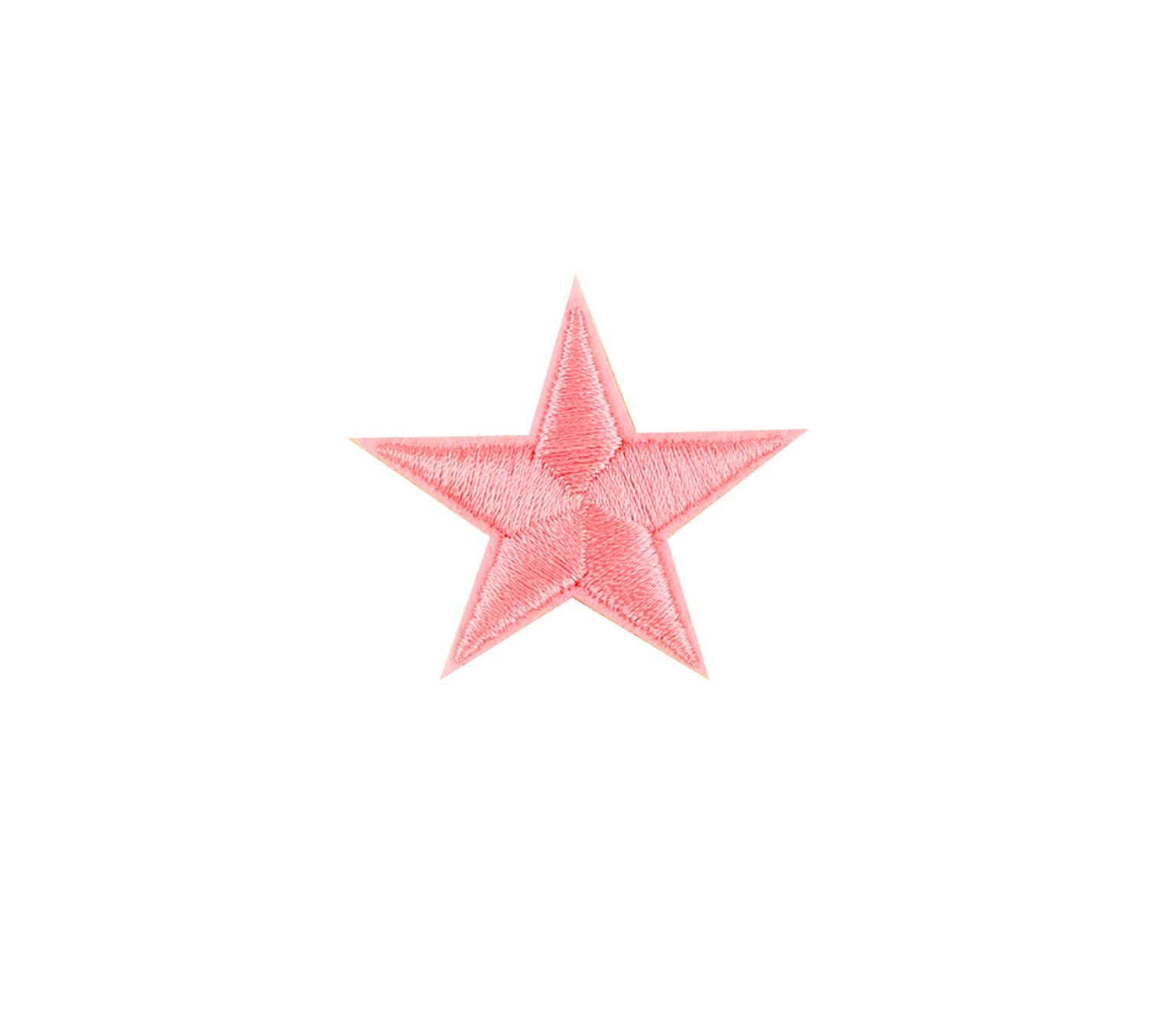 Mini Pastel Pink Star Patch Small Kawaii Iron On Applique Etsy