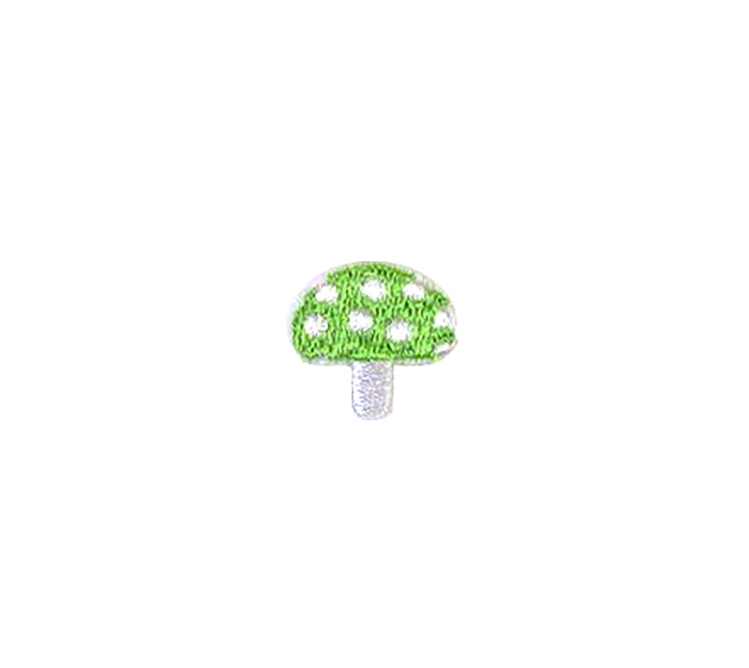 Tiny Green Mushroom Patch Mini Kawaii Toadstool Fairy Garden - Etsy