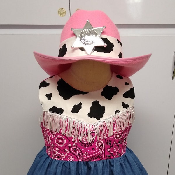 Girls western  cowgirl Halloween costume Size 4T