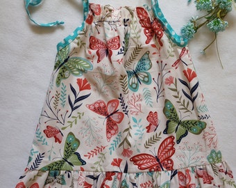 Girls 2T butterfly  dress