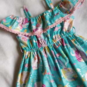 Mermaid off shoulder girls shimmer dress Size 3T