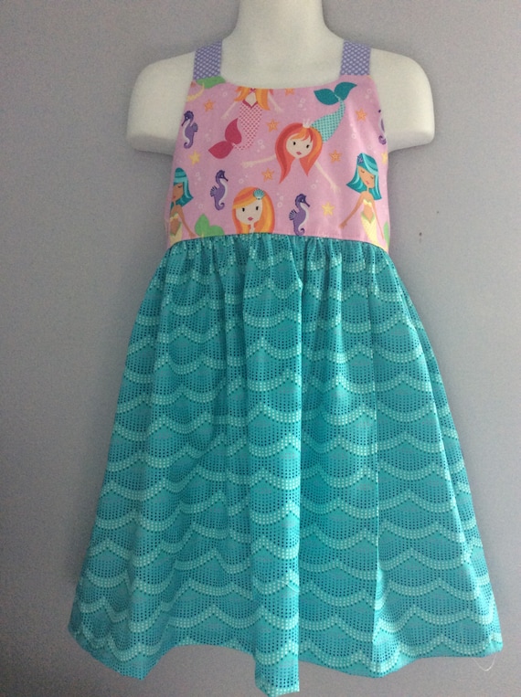 chinese dress ladies Mermaid Birthday Outfit | Toddler Dress main image 0