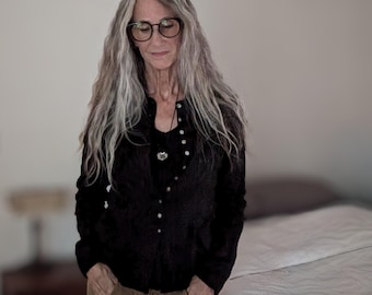 Handcrafted Linen Blazer: "Monet" Jacket - Earth Tone Colors