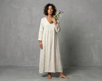 New - Linen Dress:  "Sami" Dress / 5 Earth Tone Colors / Breathe Clothing