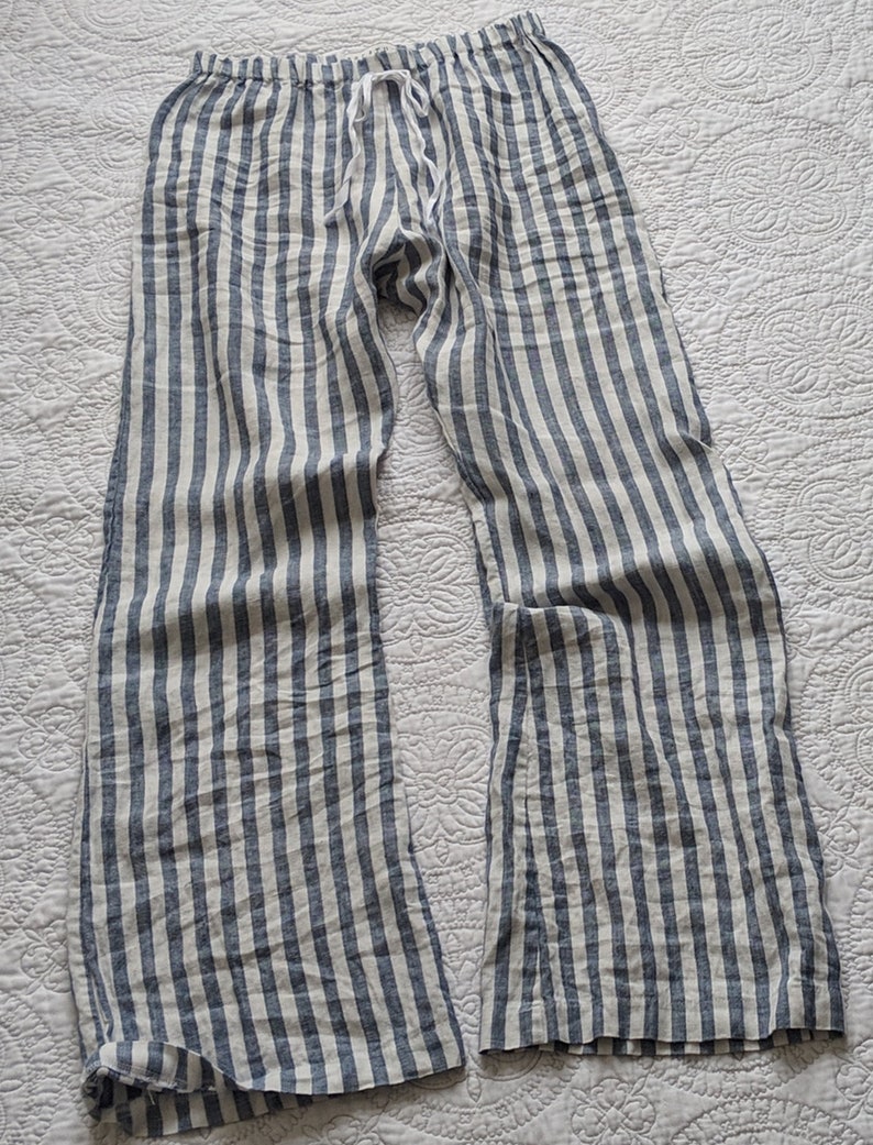 Handcrafted European Linen nissi Beach Pants / - Etsy