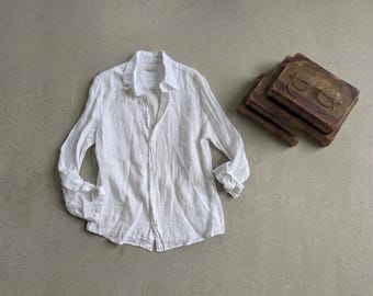 New - Mens Linen Shirt / 'Atticus' Button Down Shirt / by Breathe Clothing