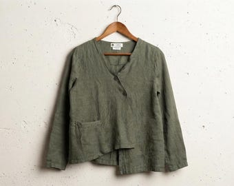 New - 100% Linen 'Taos' Jacket - Casual Jackets / Sale / Breathe Clothing