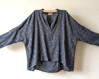 New - Linen 'Celestial Stars' Tunic Shirt: Breathe Clothing