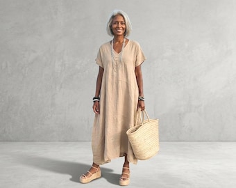 New - Linen Dresses / "Jasper" Dress / by Breathe Clothing