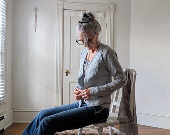 Linen Vest / 'ELM' Waistcoat / 5 Earth Tone Colors - Breathe Clothing