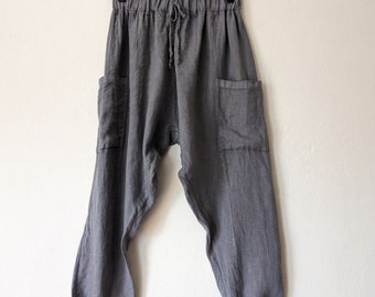 NEW - Charcoal Low Crotch Harem Pants / by Breathe Clothing