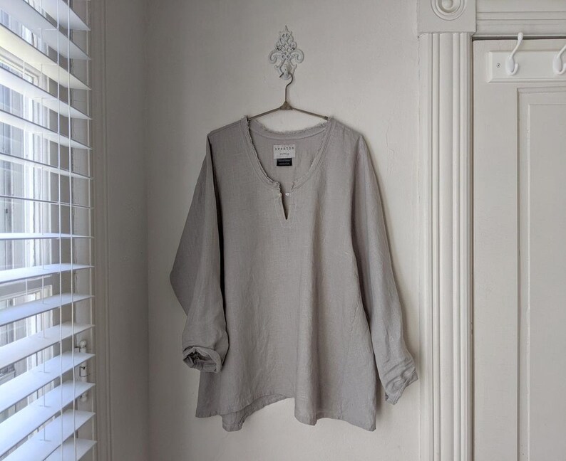 Linen Clothing / Handmade Linen 'Alice' Shirt / by | Etsy