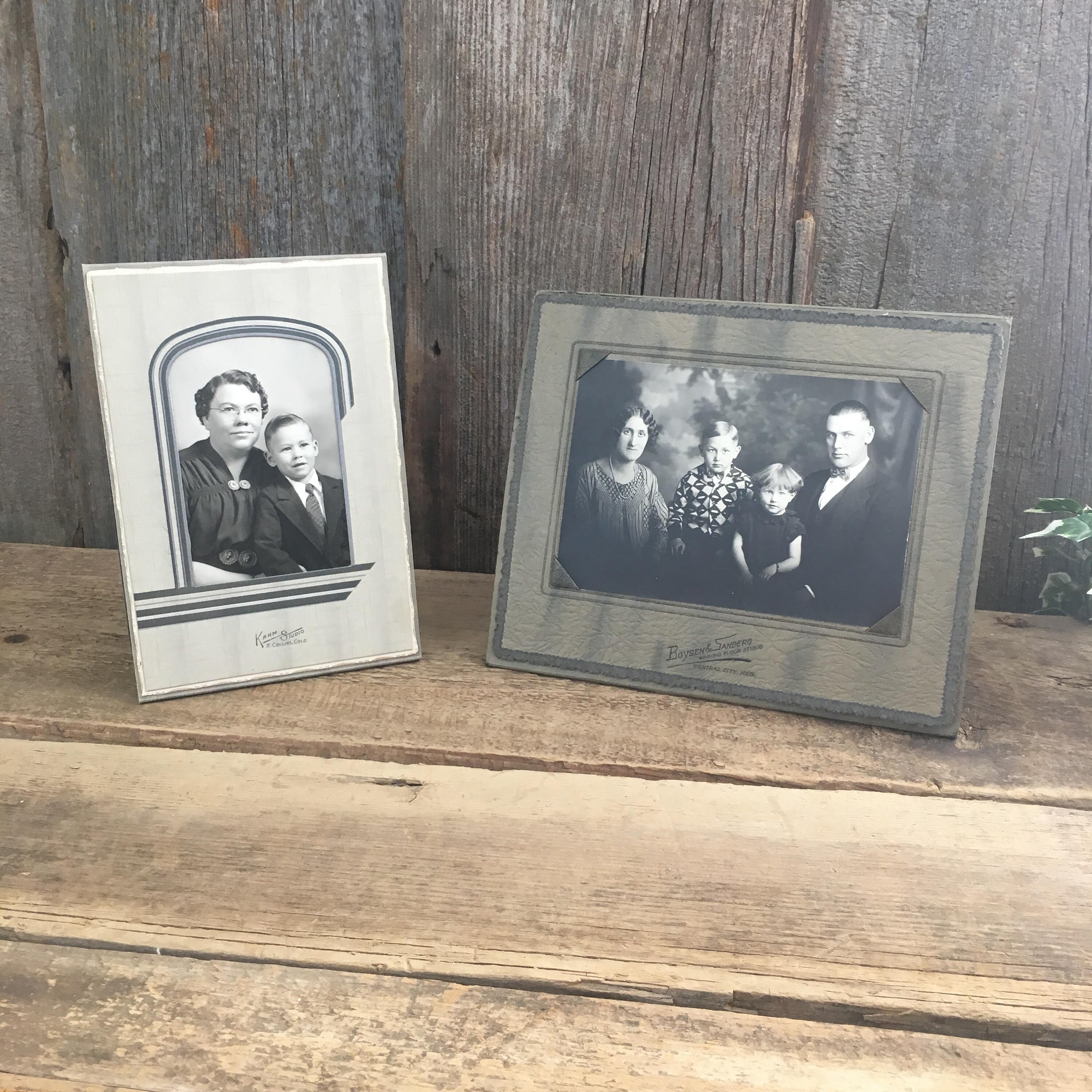 Unique Framing Old Family Photos for Small Space