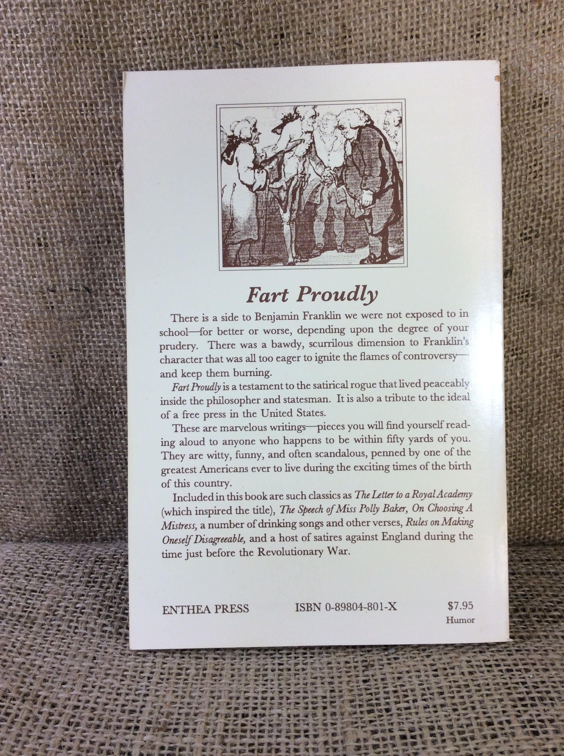 Ben Franklin’s Most Underrated Essay: Farting Proudly – Live Play Eat ben franklin essay fart proudly