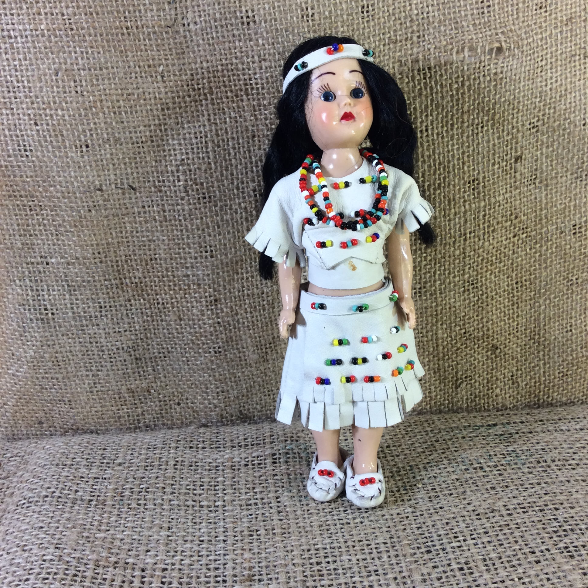 plastic indian dolls Vintage