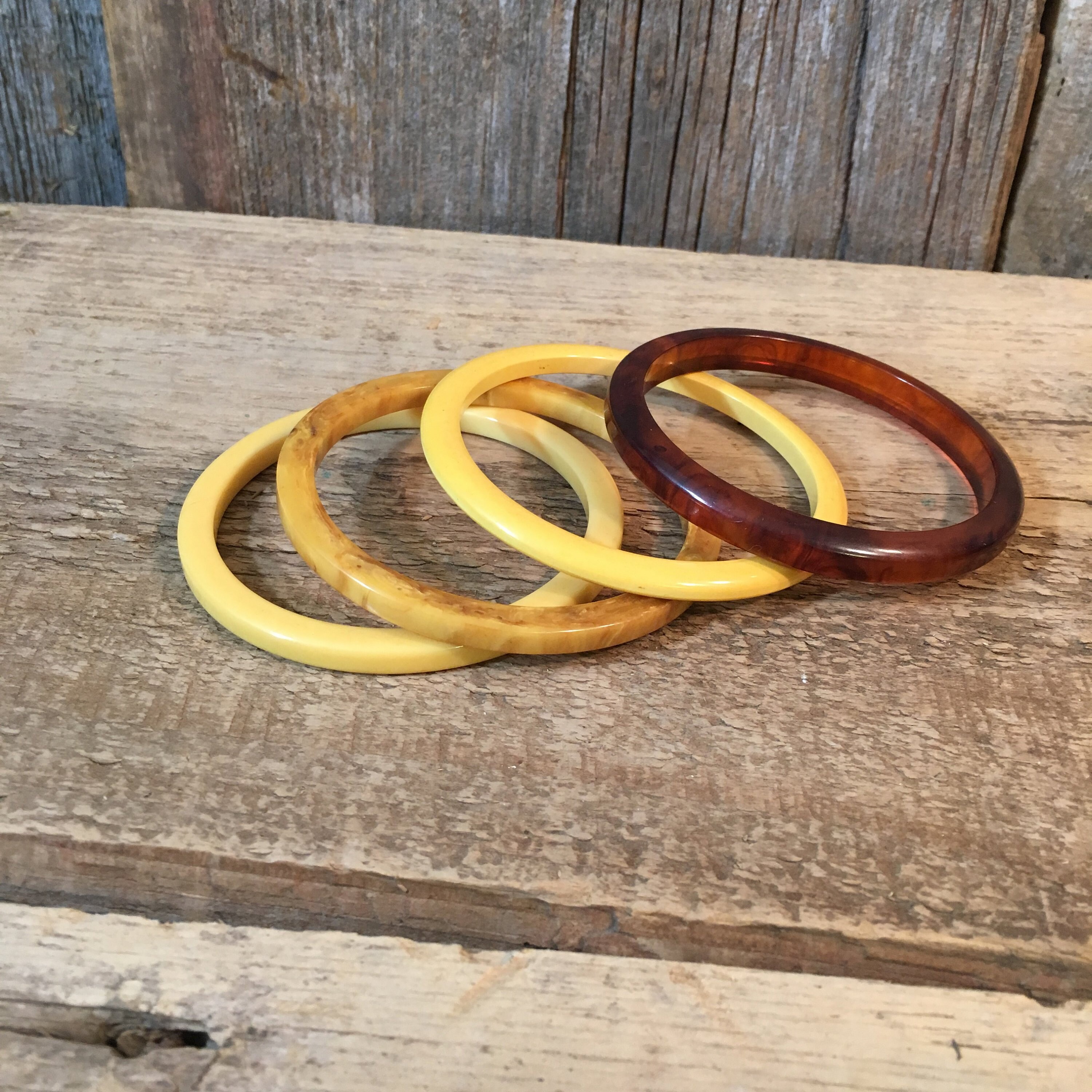 Vintage bakelite bracelets, vintage bangle bracelets, vintage cuff