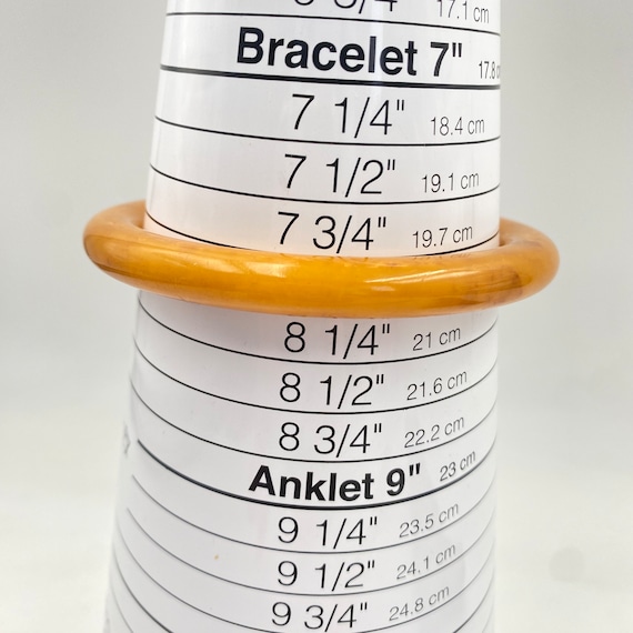 Vintage Bakelite Flattened Tube Bracelet Marbled … - image 9