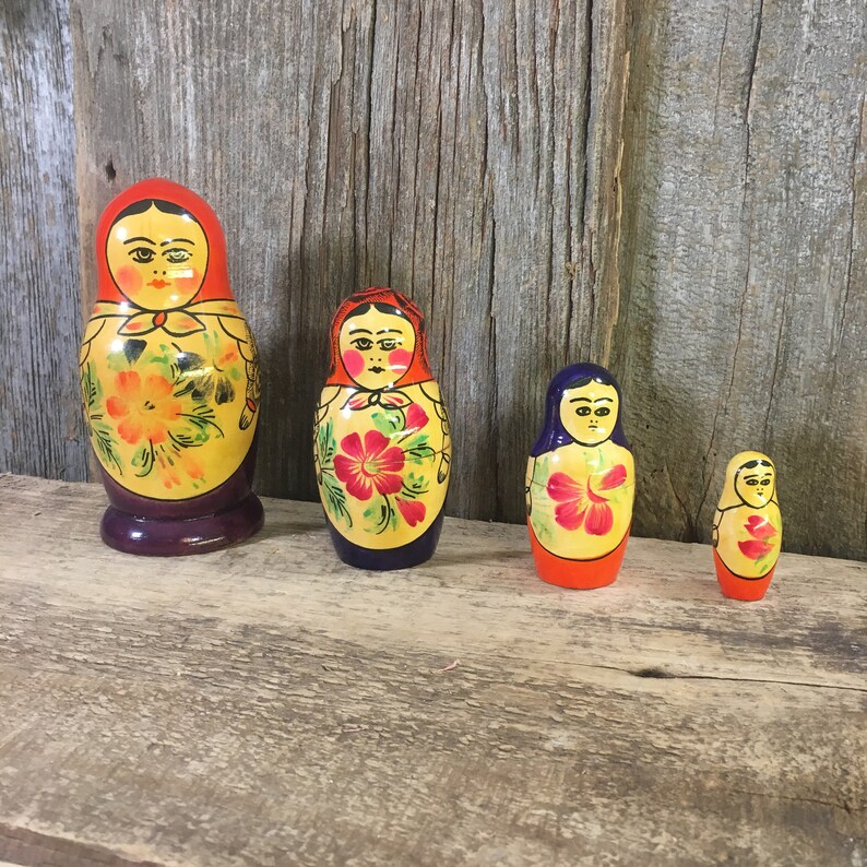 wooden nesting dolls