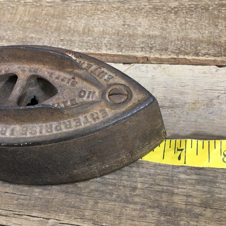 Enterprise Sad Iron late 1800/'s sad iron Antique sad iron Pat Oct 1 Enterprise MFG Philadelphia 50 Enterprise iron No 67