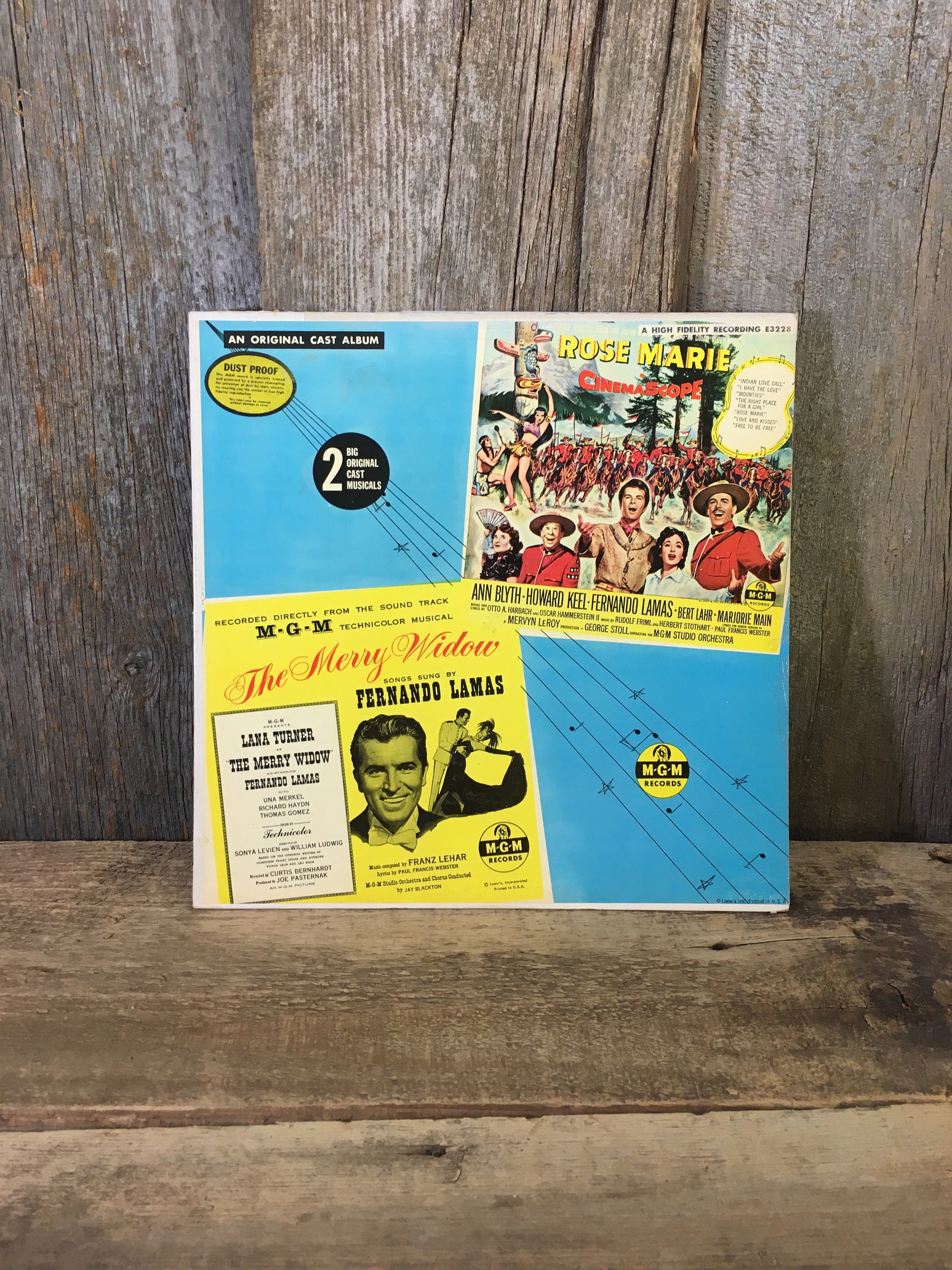 used vinal records origonal casts