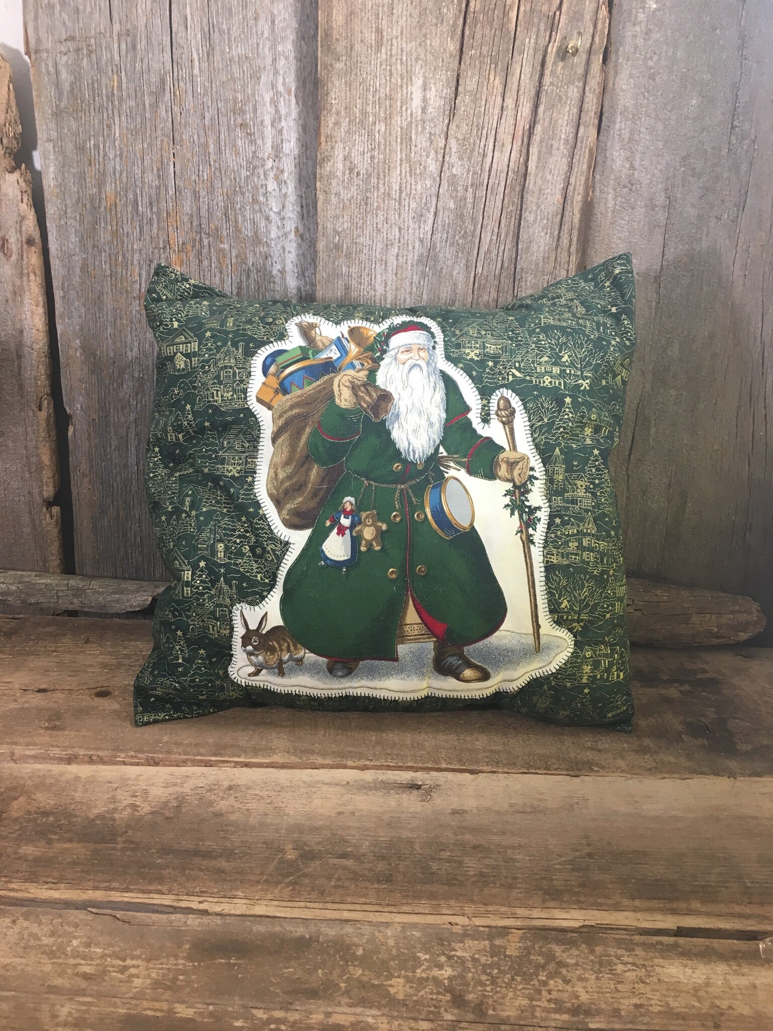 large plush santa claus