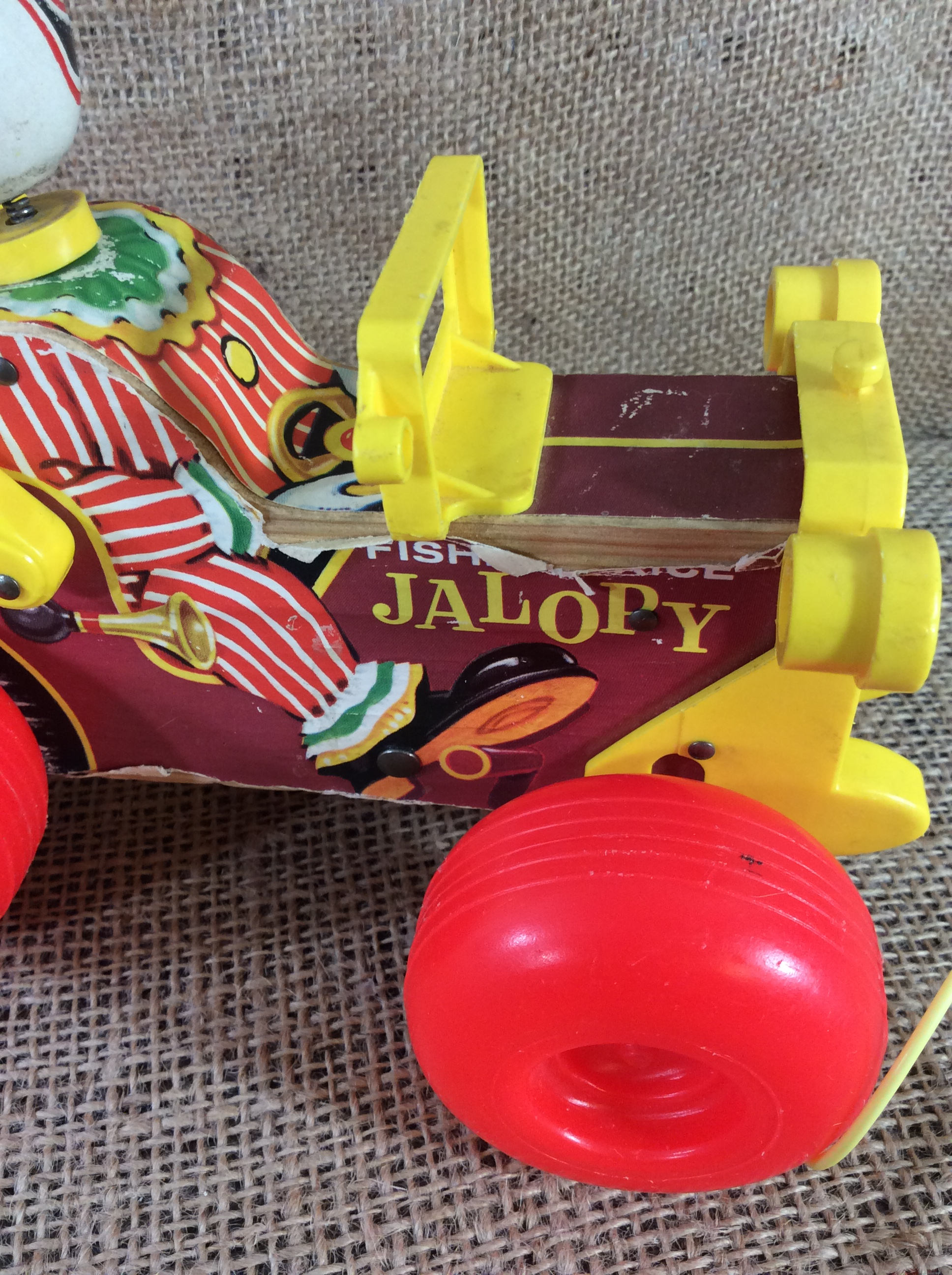 Vintage Fisher Price Jalopy, Fisher Price original toy