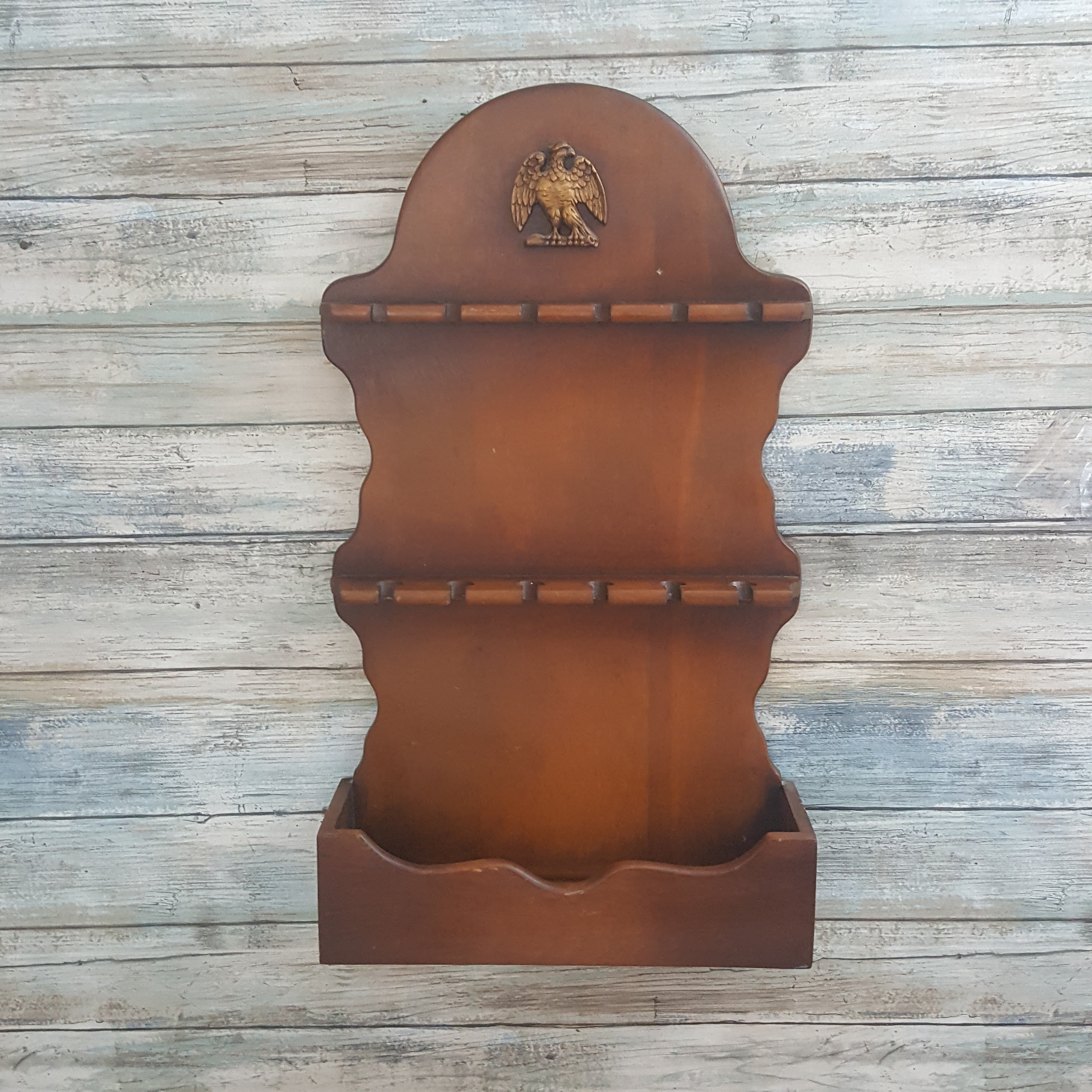 Vintage wooden souvenir spoon holder for the wall wooden wall Etsy