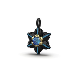Fragmento de capricho armonioso Colgante de flor de plata de Genshin