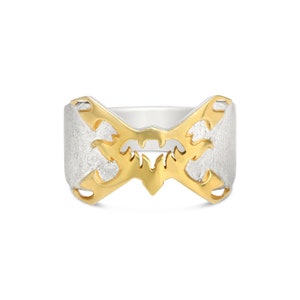 Solid Gold 14K Yellow & White Gold, League of Legends- Pyke Ult Ring