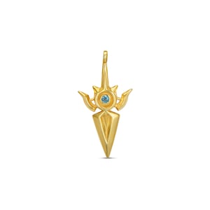 League of Legends, Pantheon Pendant, Sword Pendant, Egyptian Jewelry, Geek Gift