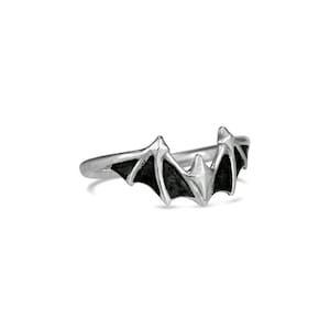 Minimal Punk, 14K Gold Bat wings.