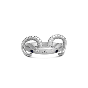 Ram Ring, Goat Ring, Baphomet, Cute Jewelry.