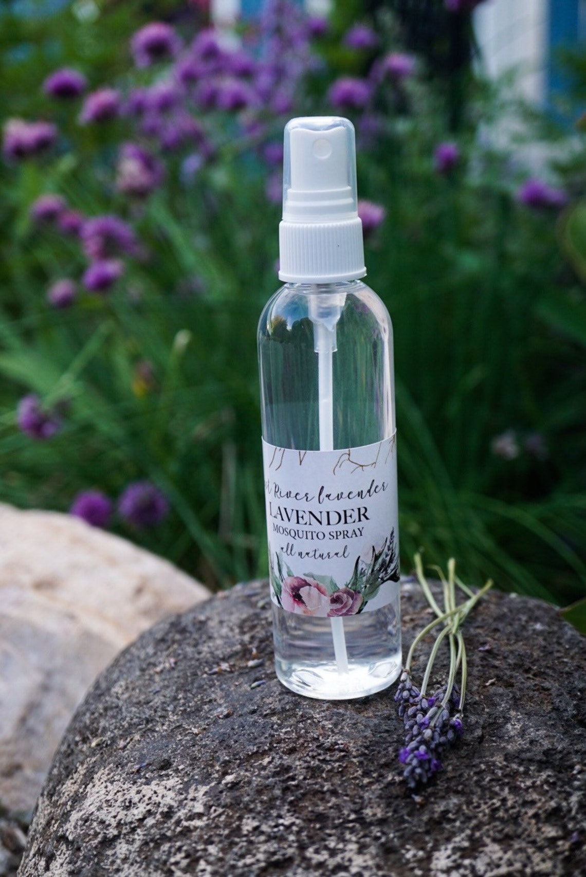 Organic Lavender Chamomile Mosquito Spray Etsy