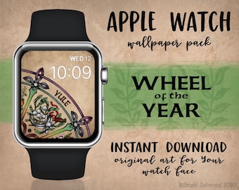 Apple Watch Wallpaper | Apple Watch Face | Pagan Wheel of the Year