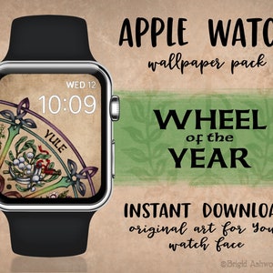 Apple Watch Wallpaper | Apple Watch Face | Pagan Wheel of the Year